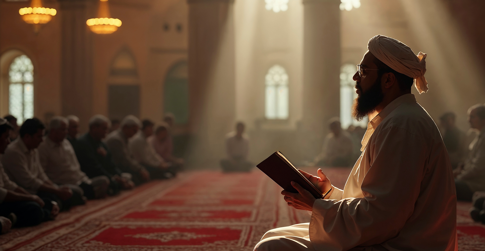 প্রাকৃতিক আলোতে মাদ্রাসায় শিক্ষার্থীর অধ্যয়ন